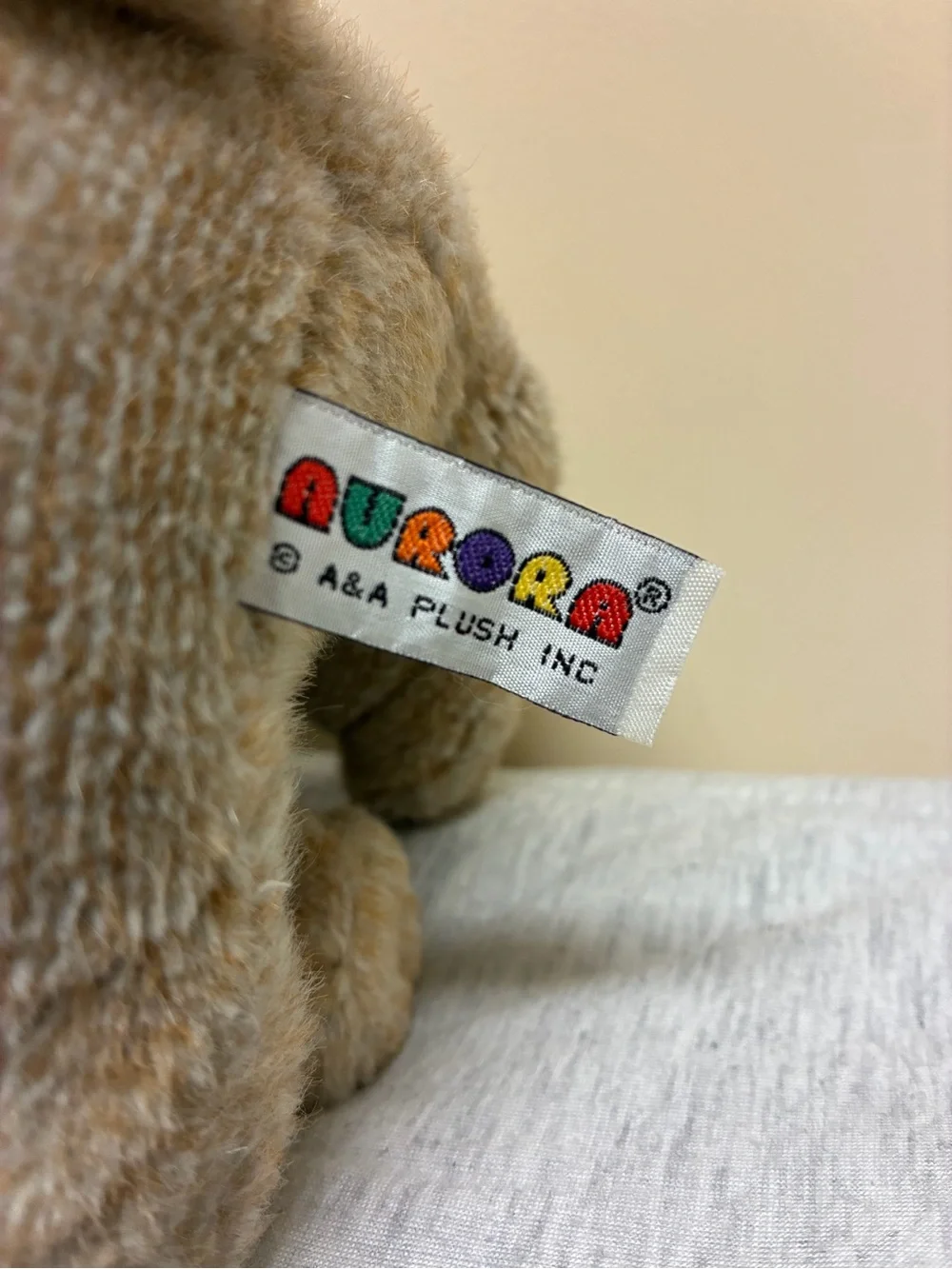 VINTAGE Aurora A&A Plush Pug Dog 11